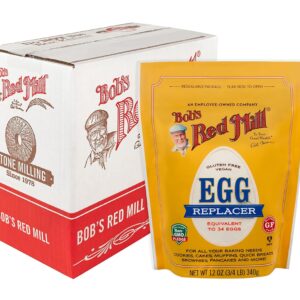 Bob's Red Mill GF Egg Replacer, 12 Ounce Bag (Pack of 5), Equals 34 Eggs/Bag, Gluten Free, Non-GMO, Vegan, Paleo Friendly